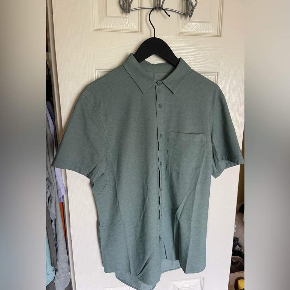 lululemon Commission Short Sleeve Tidewater Teal